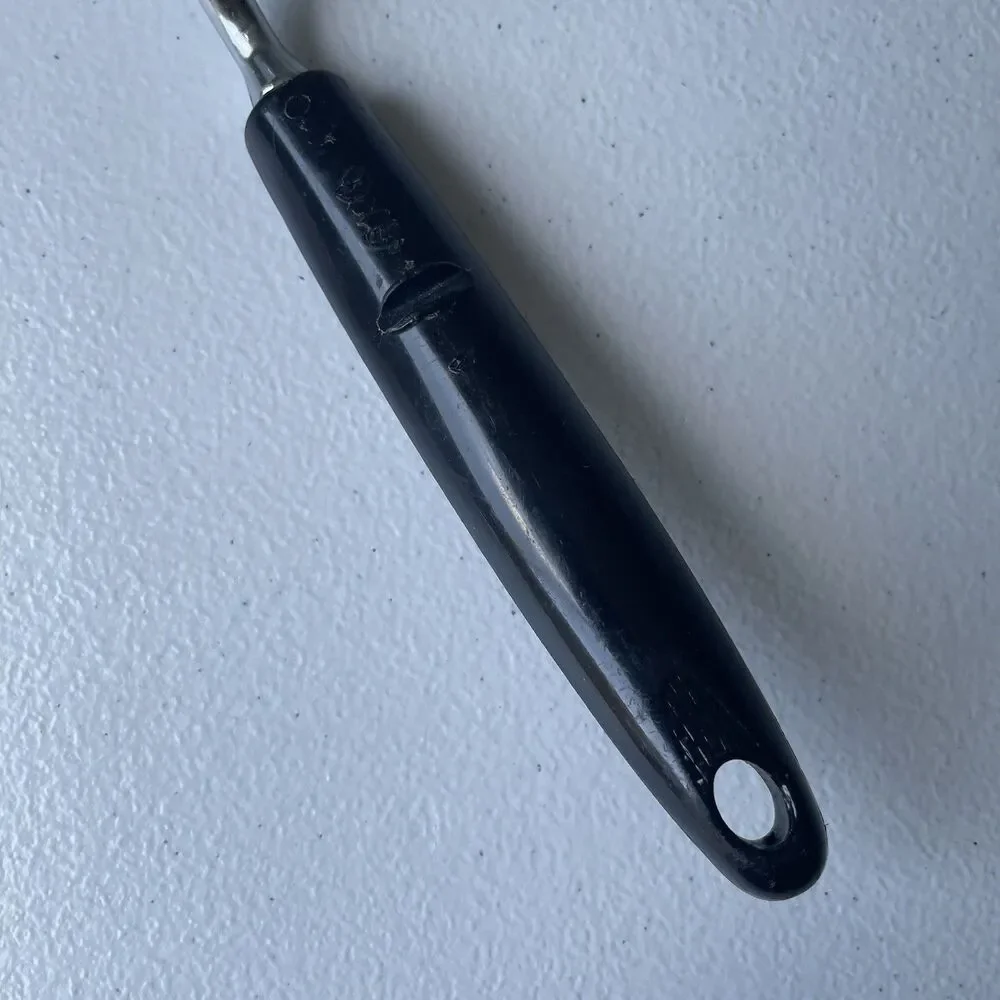 Ekco Vtg. Chromium Plated Spatula Turner Flipper Black USA Cooking Utensil 12.5